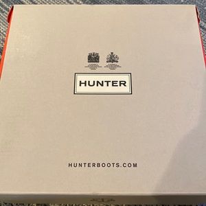 - Hunter kids silver boots size 11 worn once!